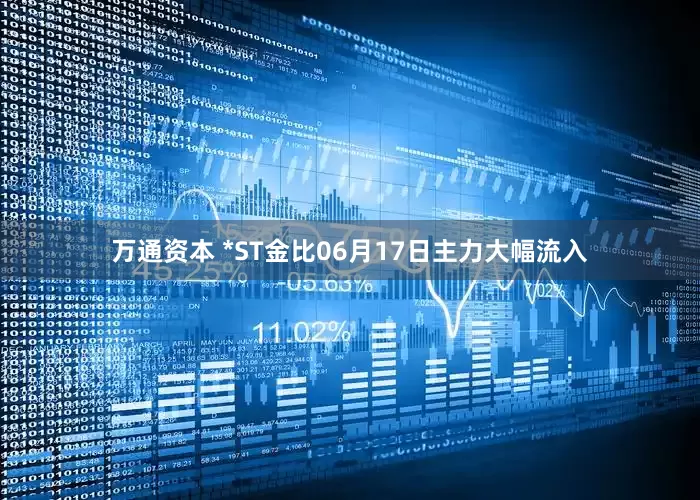 万通资本 *ST金比06月17日主力大幅流入