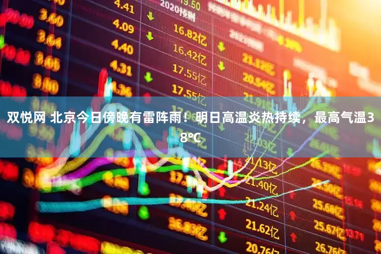 双悦网 北京今日傍晚有雷阵雨！明日高温炎热持续，最高气温38℃