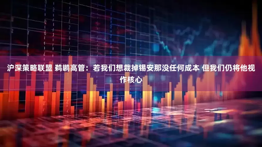 沪深策略联盟 鹈鹕高管：若我们想裁掉锡安那没任何成本 但我们仍将他视作核心