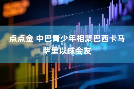 点点金 中巴青少年相聚巴西卡马萨里以球会友